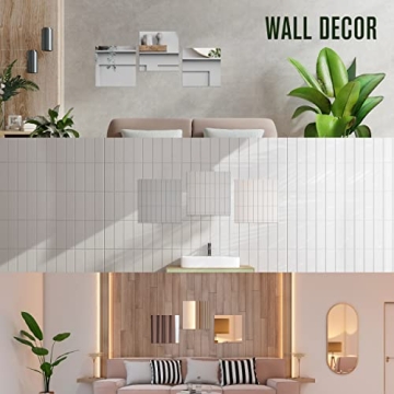 Houseables Mirror Centerpieces, 10 Pack, 10x10