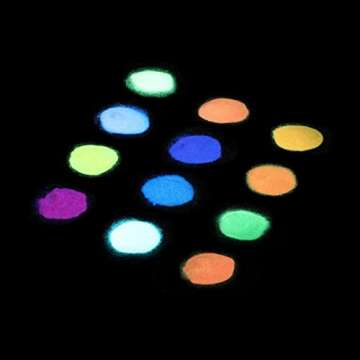 12 Colors Glow in The Dark Pigment Powder Epoxy Resin Pigment 20g/0.7oz Each Jar - Luminous Powder S...