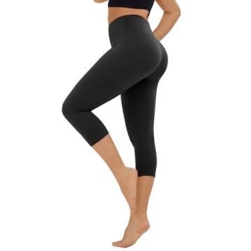 High Waisted Leggings for Women - Non-See Through Yoga Pants with Pockets