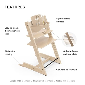 Stokke Tripp Trapp High Chair - Adjustable Classic Design