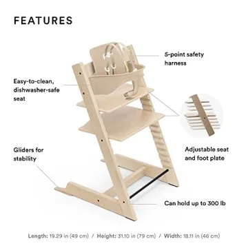 Stokke Tripp Trapp High Chair - Adjustable Classic Design