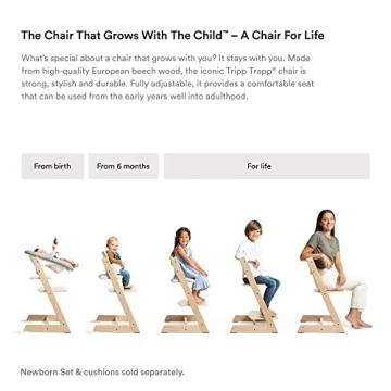 Stokke Tripp Trapp High Chair - Adjustable Classic Design