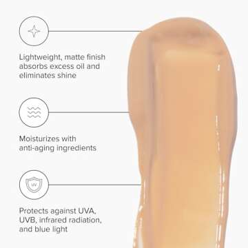 DRMTLGY Matte Tinted Moisturizer SPF 46 – Lightweight, Anti-Aging, Hydrating