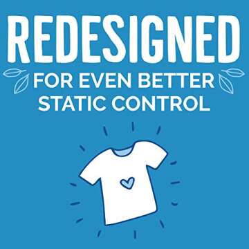 Seventh Generation Dryer Sheets Fabric Softener Free & Clear Fragrance Free 80 Sheets (Pack of 4)