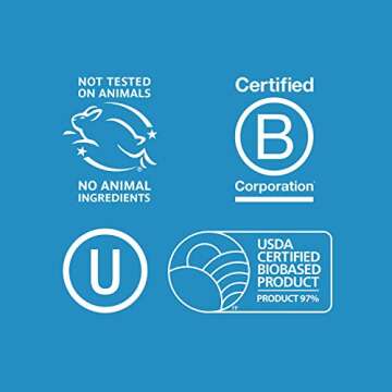 Seventh Generation Dryer Sheets Fabric Softener Free & Clear Fragrance Free 80 Sheets (Pack of 4)