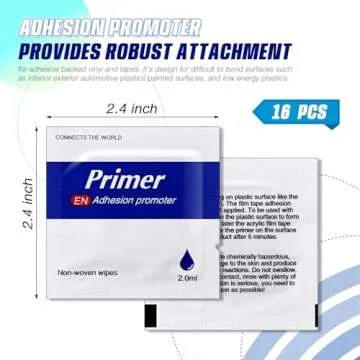 16 Pcs Adhesion Promoter for Strong Tape Bonding for Automotive and DIY Projects