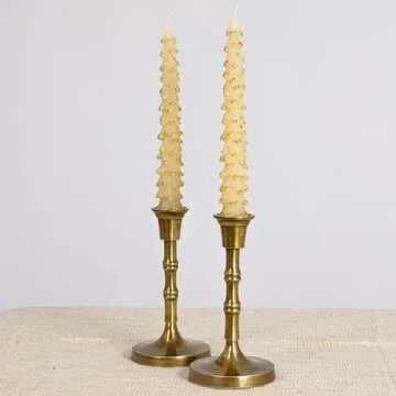 Elegant Tree Shaped Candles - Set of 2 for Holidays