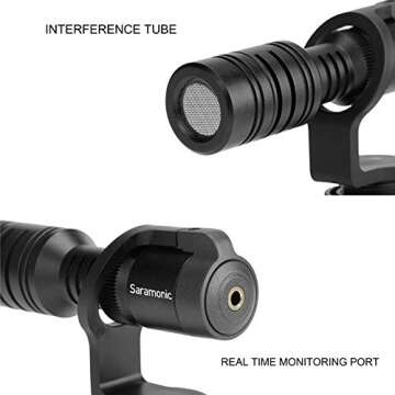 Saramonic Mini Shotgun Microphone for Smartphones & Cameras