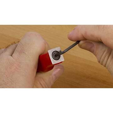 Woodpeckers Mighty Wood and Glue Scraper, With Carbide Cambered Insert Great For Tight Small Places