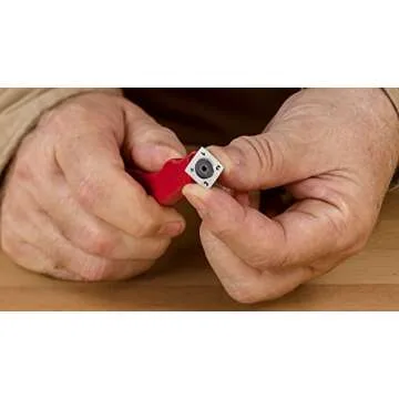 Woodpeckers Mighty Wood and Glue Scraper, With Carbide Cambered Insert Great For Tight Small Places