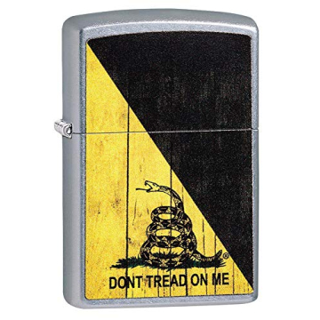 Zippo Don't Tread on Me Street Chrome Lighter for All