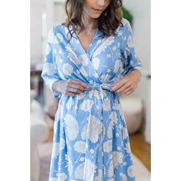 Baby Be Mine Maternity Robe for Stylish Comfort