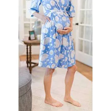 Baby Be Mine Maternity Robe for Stylish Comfort