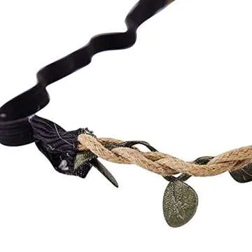 IEUUMLER 2PCS Baby and Mother Feather Flower Crown Festival Headband Wreath Hippie Headband TS009 (Rose Red)