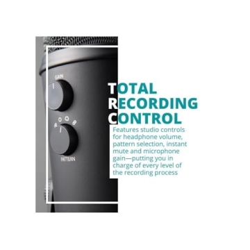 Yeti USB Microphone Bundle with Boom Arm & Headphones