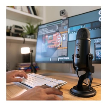 Yeti USB Microphone Bundle with Boom Arm & Headphones