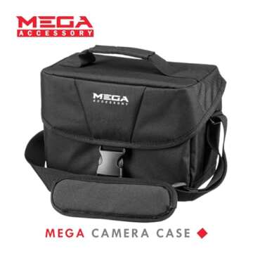 Canon EOS R50 Mirrorless Camera with RF-S 18-45mm Lens + 2 Pack 32GB Memory Card + Case + Telephoto + Filter Kit + Flash + MegaAccessory Bundle