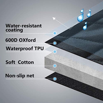 Vailge Pet Seat Covers, Waterproof, Scratch Proof, Nonslip