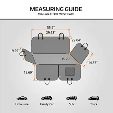 Vailge Pet Seat Covers, Waterproof, Scratch Proof, Nonslip