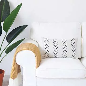 Hofdeco Boho Lumbar Throw Pillow Cover - Chic Style