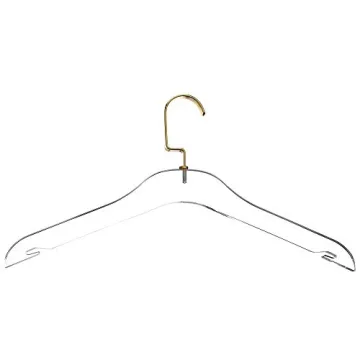 Stylish Acrylic Clothes Hangers - 10 Pack for Closet Organization