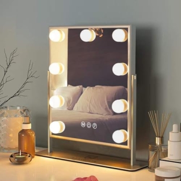 FENCHILIN Vanity Mirror with Lights - The Dream Makeup Essential for Glam Lovers