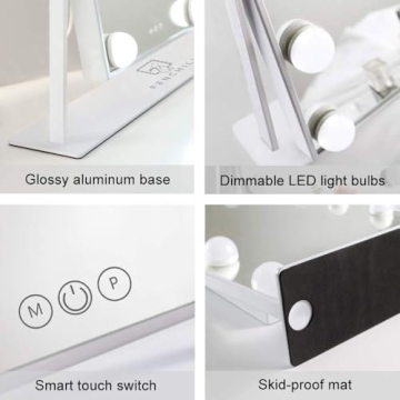 FENCHILIN Vanity Mirror with Lights for Flawless Makeup