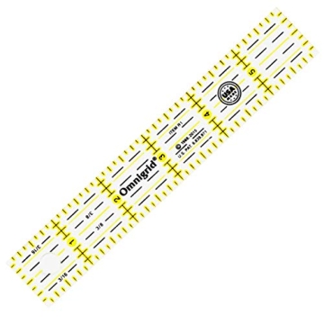 Omnigrid R1 Ruler 1x6 for Precise Sewing & Crafting
