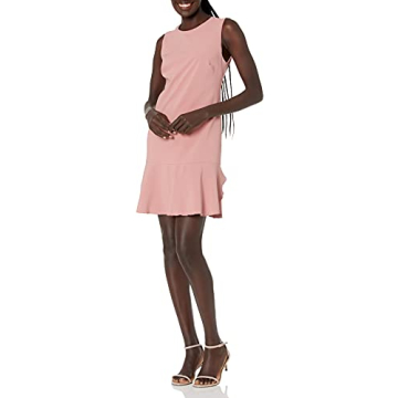 Lark & Ro Women's Stylish Sleeveless Shift Dress