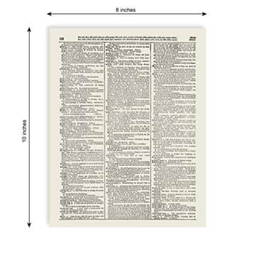 Anatomy Organs (4 Piece Set), Vintage Dictionary Art Print, Wall Art For Home Decor, Wall Decor for Doctor Nurse Office 8x10 Inches, Unframed