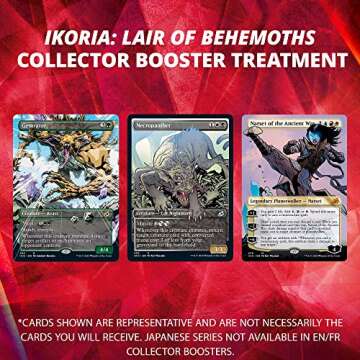 Magic: The Gathering Ikoria: Lair of Behemoths Collector Booster | 15 Card Booster Pack | Stylized Collectible Cards