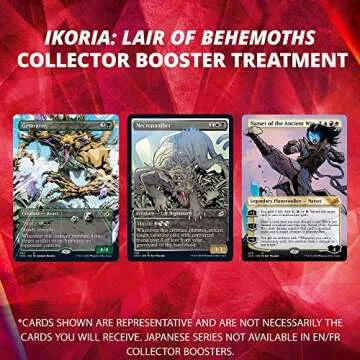 Magic: The Gathering Ikoria: Lair of Behemoths Collector Booster | 15 Card Booster Pack | Stylized Collectible Cards