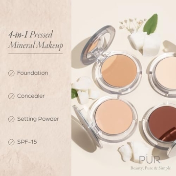 PUR 4-in-1 Pressed Mineral Makeup Powder for All Skin Types