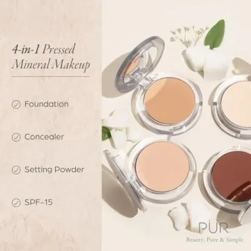 PUR 4-in-1 Pressed Mineral Makeup Powder for All Skin Types
