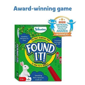 Skillmatics Card Game - Found It Outdoor, Scavenger Hunt for Kids, Boys, Girls, & Families Who Love Board Games Educational Toys, Gifts Ages 4, 5, 6, 7