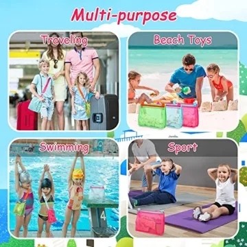 Tagitary Beach Toys Mesh Bag Set for Shell Collecting
