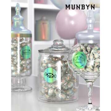 MUNBYN Holographic Thermal Label Stickers 2 Inch