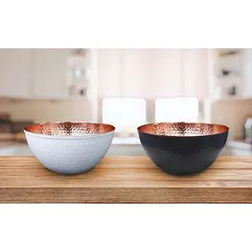 Alchemade Hammered Copper Bowl for Kitchen and Decor