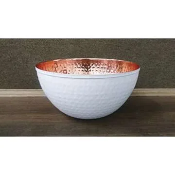 Alchemade Hammered Copper Bowl for Kitchen and Decor