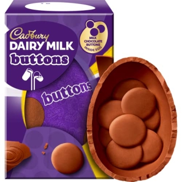 Cadbury Easter Egg 96g | Premium Milk Chocolate Egg with Giant Buttons | Easter Delight