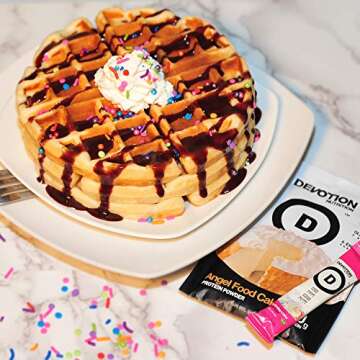 Devotion Nutrition Flex Flavors | Stevia Instant Sweetening Flavor Packets | Sugar Free, Dairy Free, Gluten Free, 0 Calorie | 30 Count (Birthday Cake)