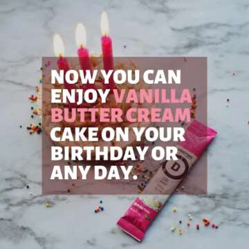 Devotion Nutrition Flex Flavors | Stevia Instant Sweetening Flavor Packets | Sugar Free, Dairy Free, Gluten Free, 0 Calorie | 30 Count (Birthday Cake)