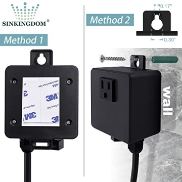 SINKINGDOM Matte Black Air Switch Kit for Garbage Disposal