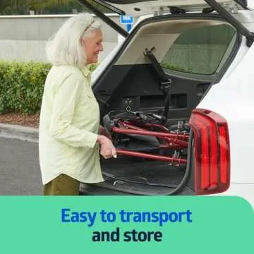 Lightweight Medline Transport Wheelchair - Easy Mobility Enhancer