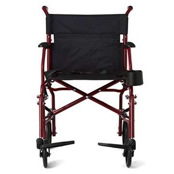 Lightweight Medline Transport Wheelchair - Easy Mobility Enhancer