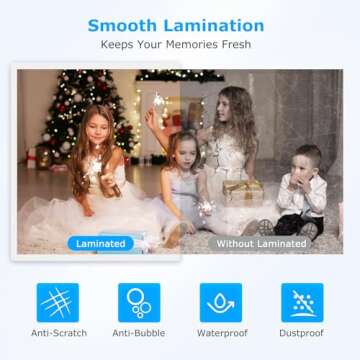 BONSEN A4 Laminator, 9.33-Inch with Never Jam Technology