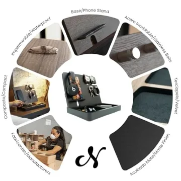 Namore Nightstand Organizer | Perfect Gift for Men | Stylish and Functional