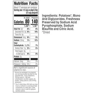 Betty Crocker Gluten Free Potato Buds Potatoes, 13.75 oz (Pack of 6)