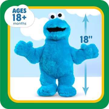 Buy Just Play Sesame Street Big Hugs Cookie Monster Plush Toy