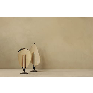 Flambeau Candle Holder – Elegant Black & Polished Brass Design